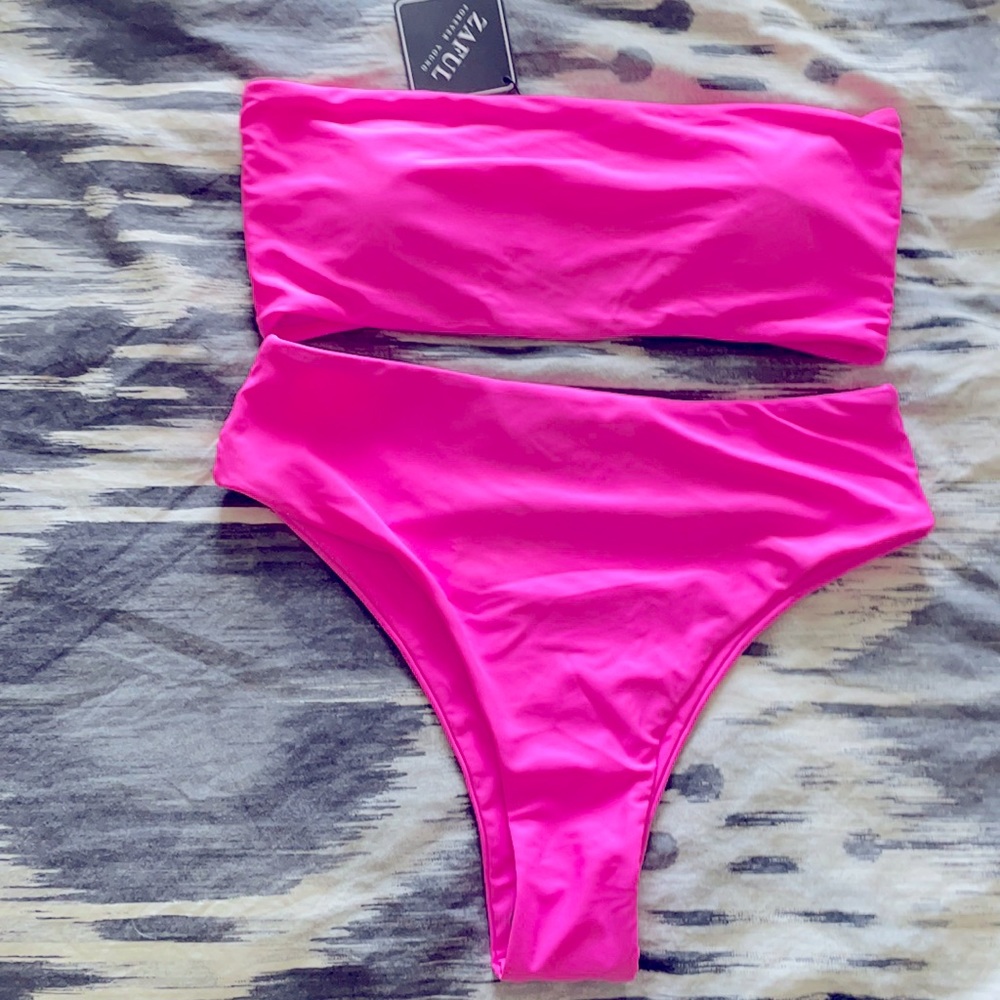 Hot Pink Two Piece Bikini